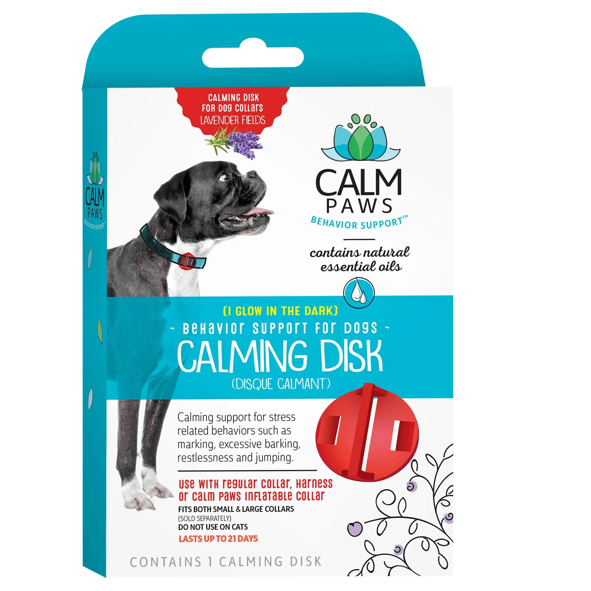 Calm Paws Calming Disk Medallion Dog