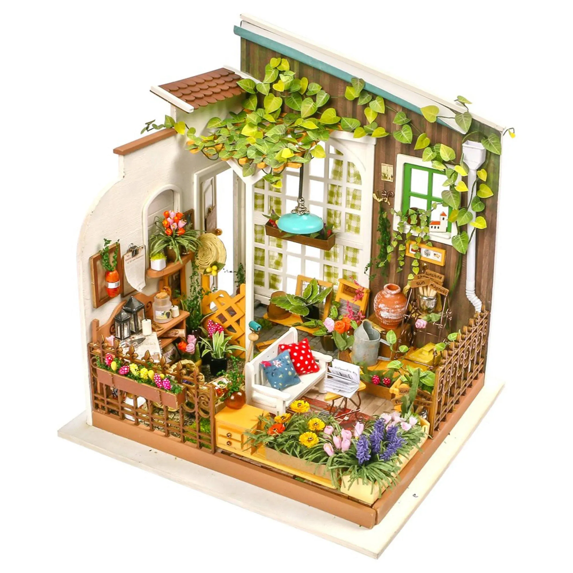 Miller's Garden DIY Miniature Dollhouse Kit