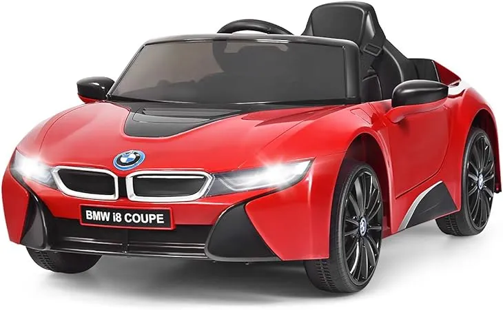 12V Licensed BMW i8 Kids Ride on Car - Red