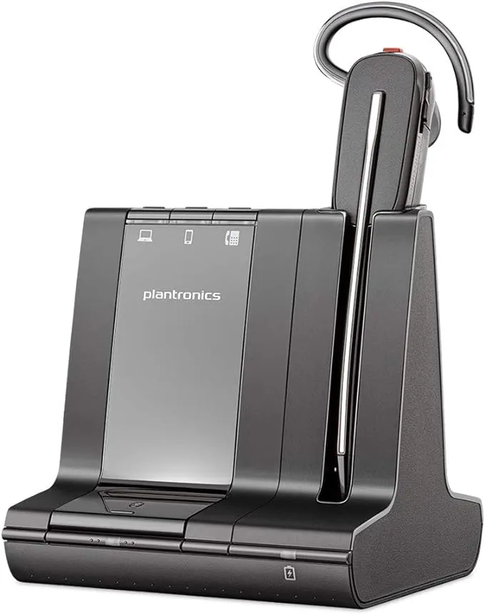 Plantronics Savi 8240 Noise Cancelling Wireless Mono Headset - MS Certified