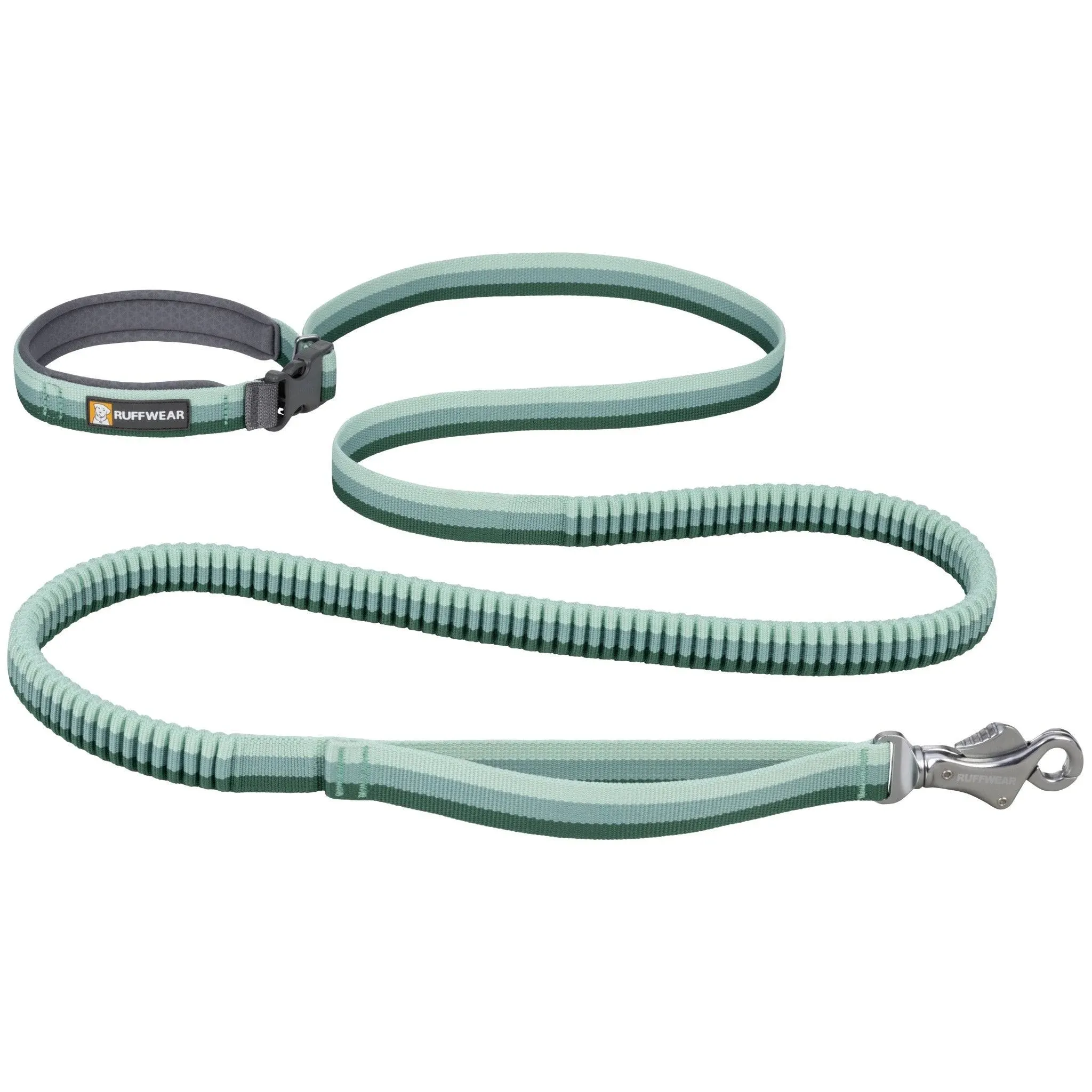 Ruffwear Roamer Bungee Dog Leash River Rock Green