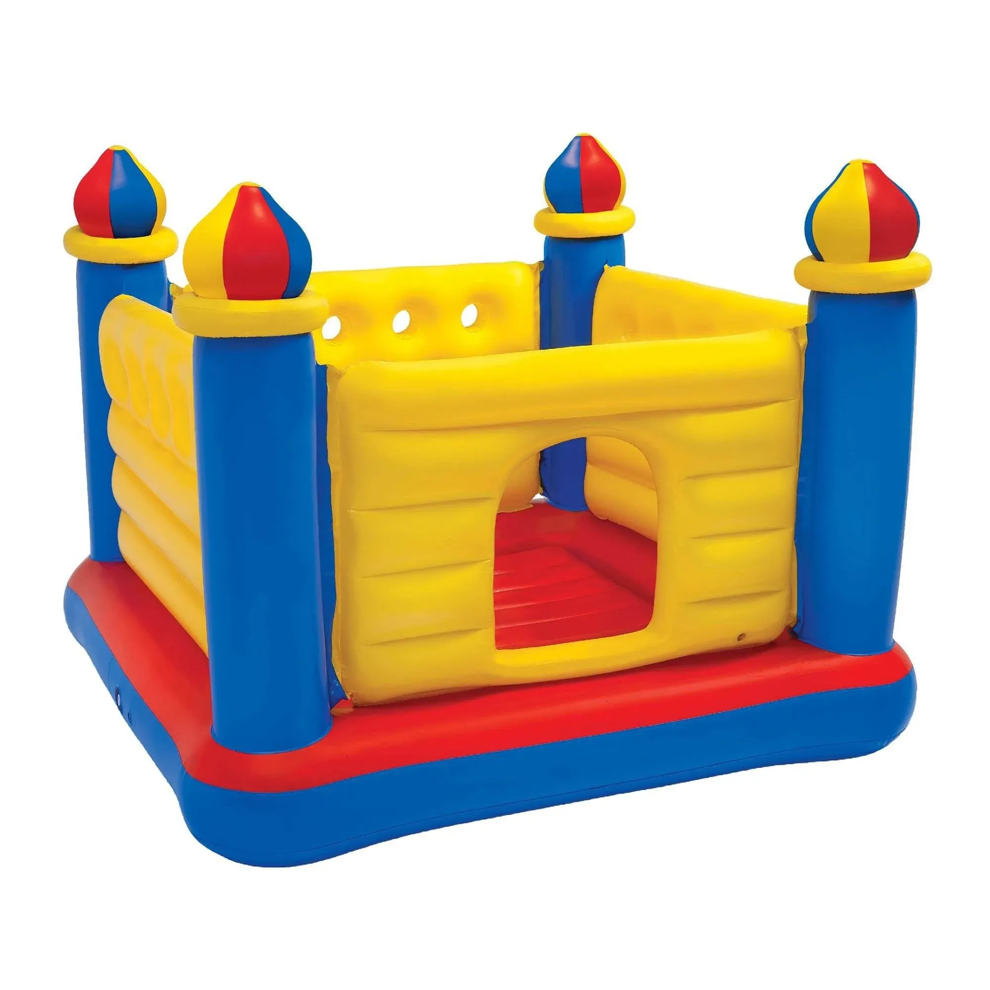 Intex Inflatable Colorful Jump-O-Lene Kids Castle Bouncer for Ages 3-6 | 48259EP