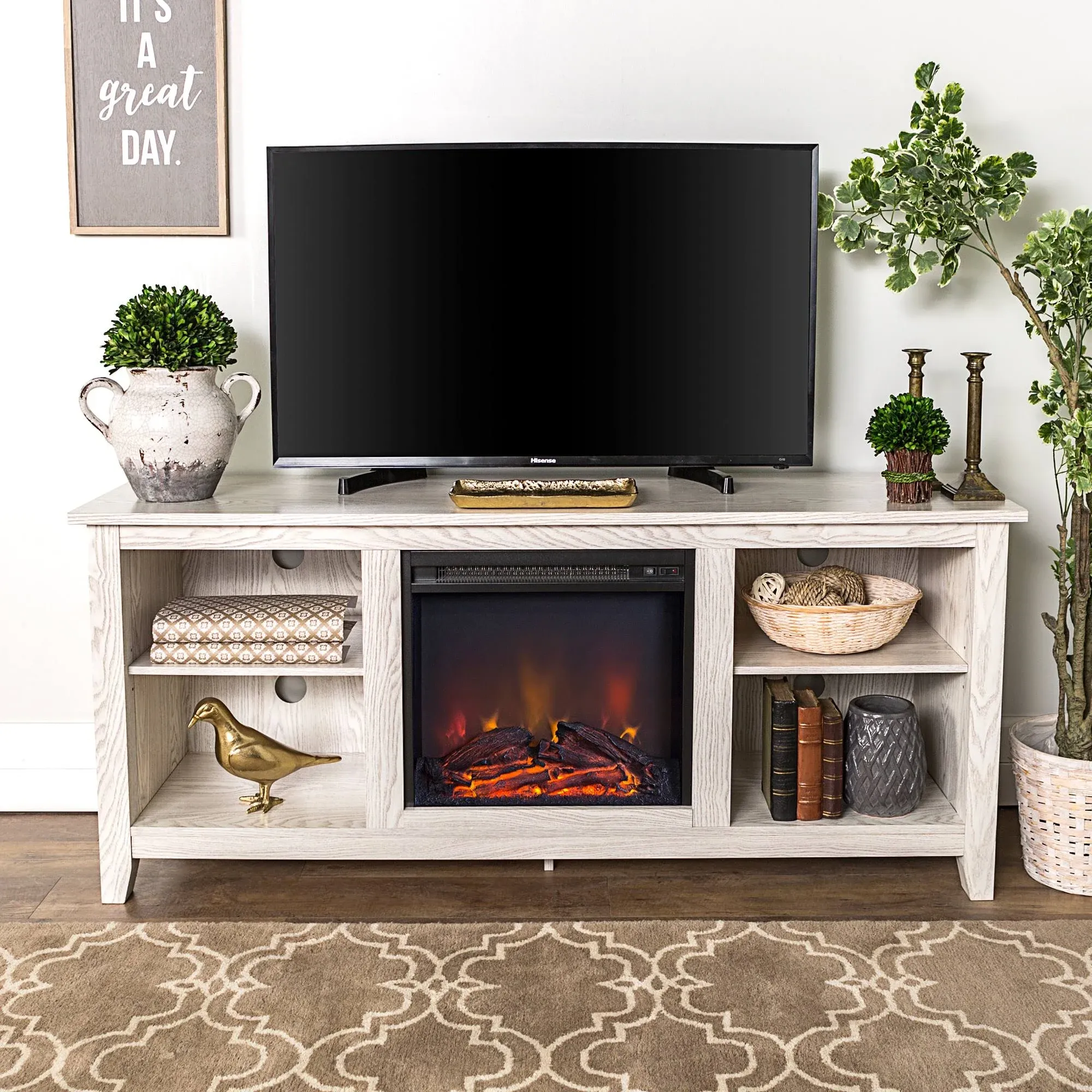 Essential Fireplace TV Stand