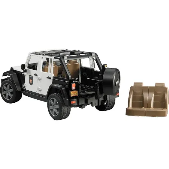 Bruder Jeep Wrangler Unlimited Rubicon Police Vehicle with Policeman