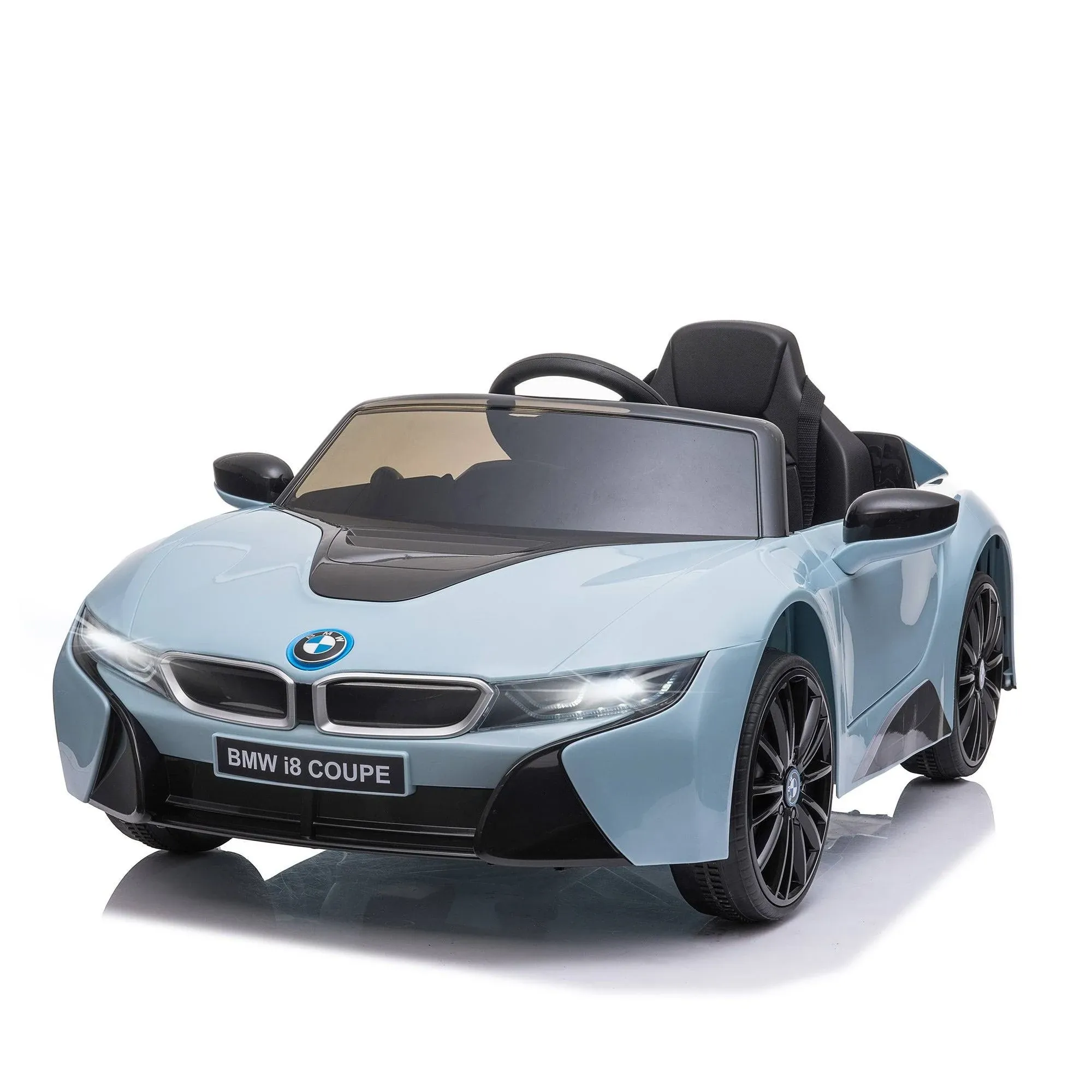 Aosom Licensed BMW i8 Coupe Electric Kids Ride-On Car 6V Battery Powered Toy with ...