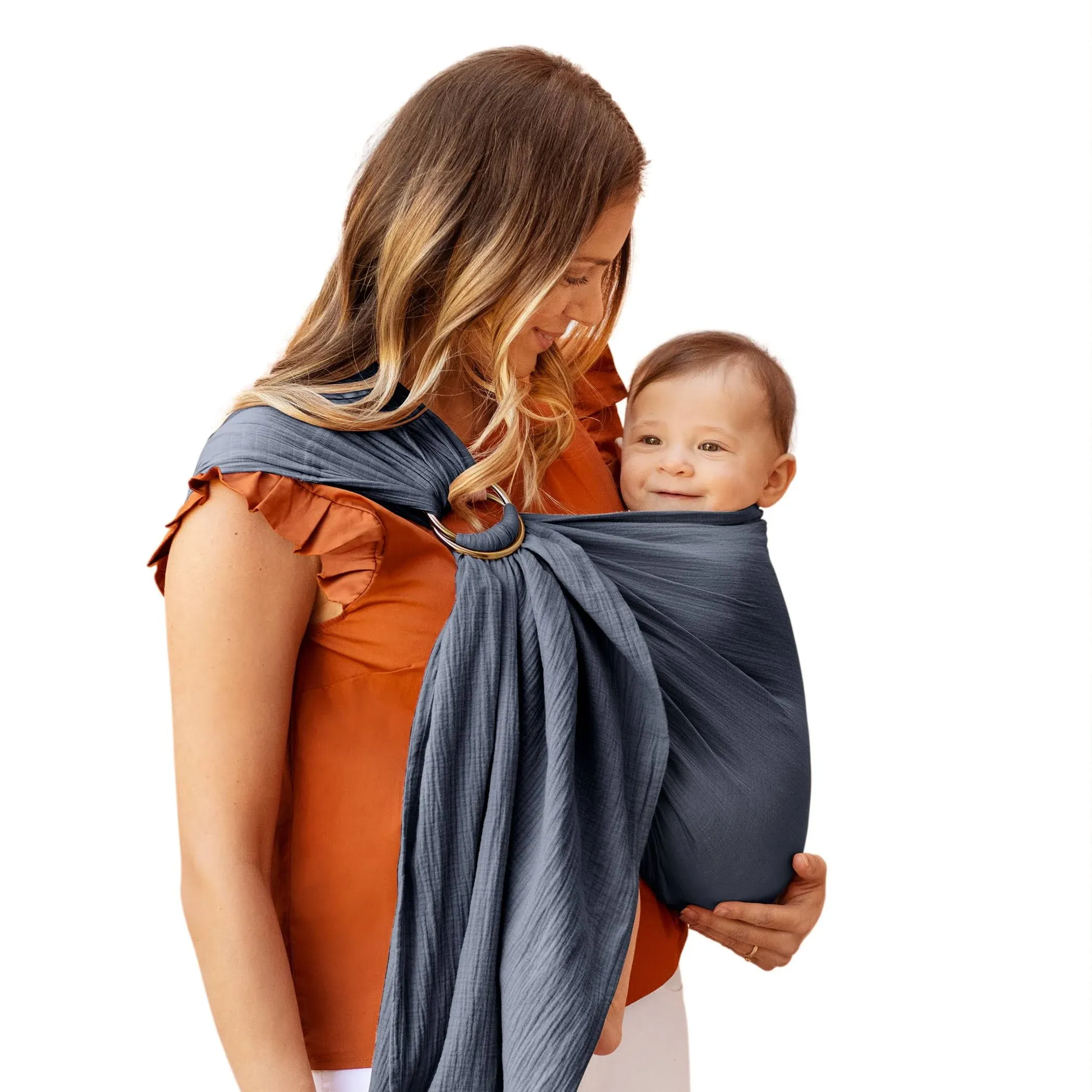 Moby Ring Sling Baby Carrier - Flint