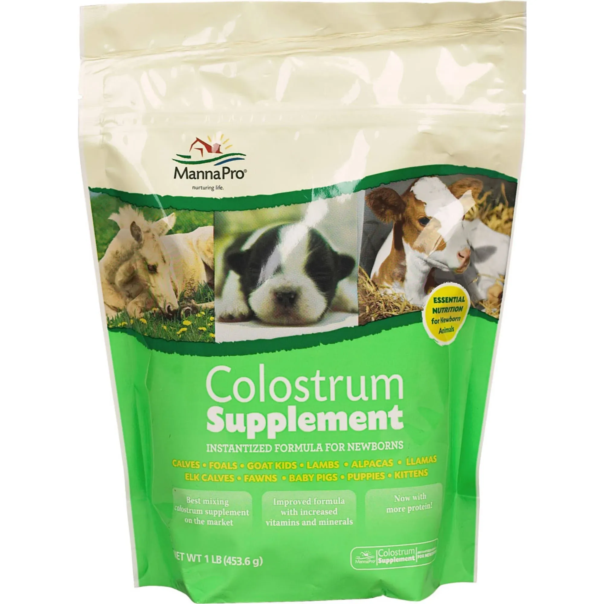 Manna Pro Colostrum Multi-Species Pet Supplement - 16 oz bag