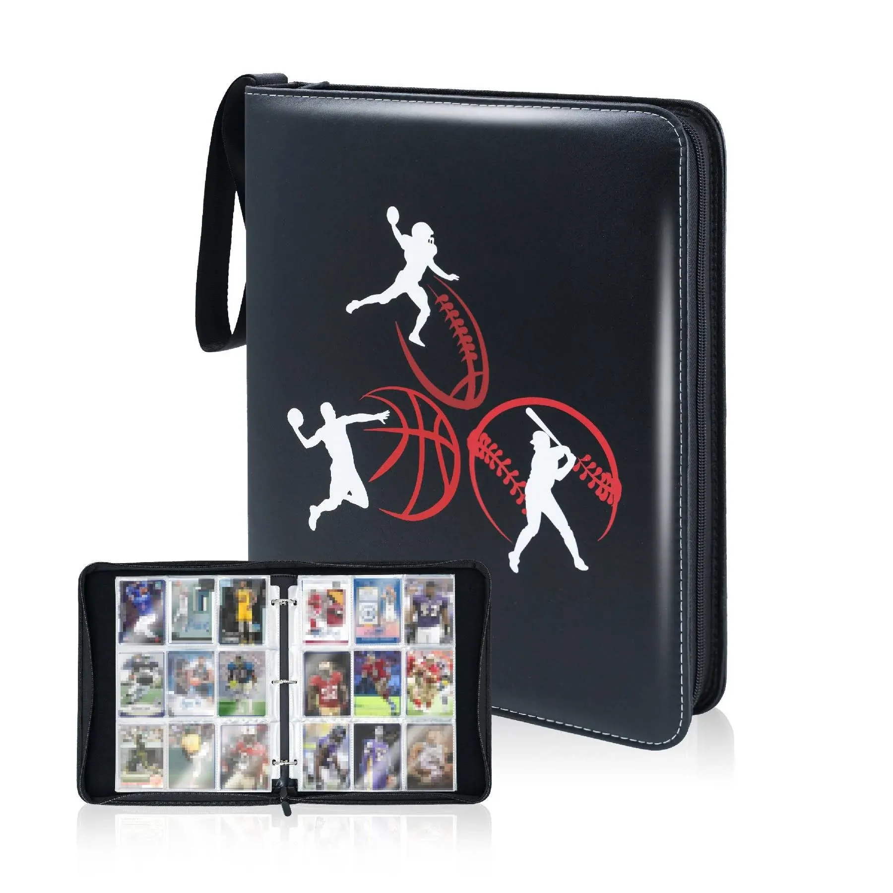 Neatotek 9 Pocket Waterproof Trading Card Binder, Album Display Holder - Sports ...