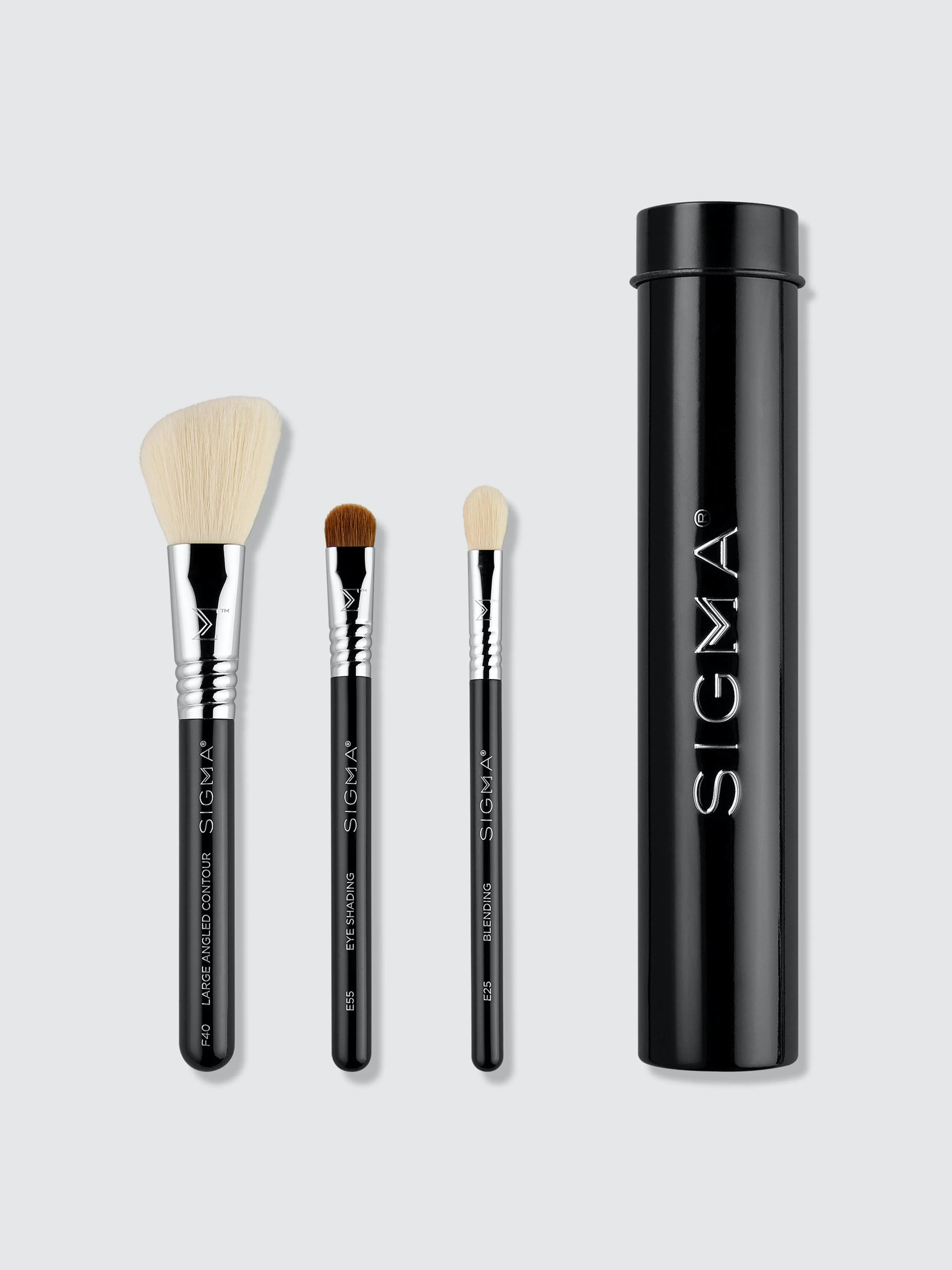 Sigma Beauty - Essential Trio Brush Set - Black