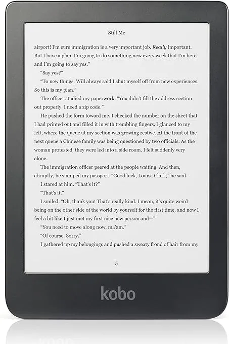 Kobo Clara HD eReader - 6" Glare-Free, High-Definition Carta E Ink Touchscreen Display, ComfortLight PRO, Wi-Fi enabled