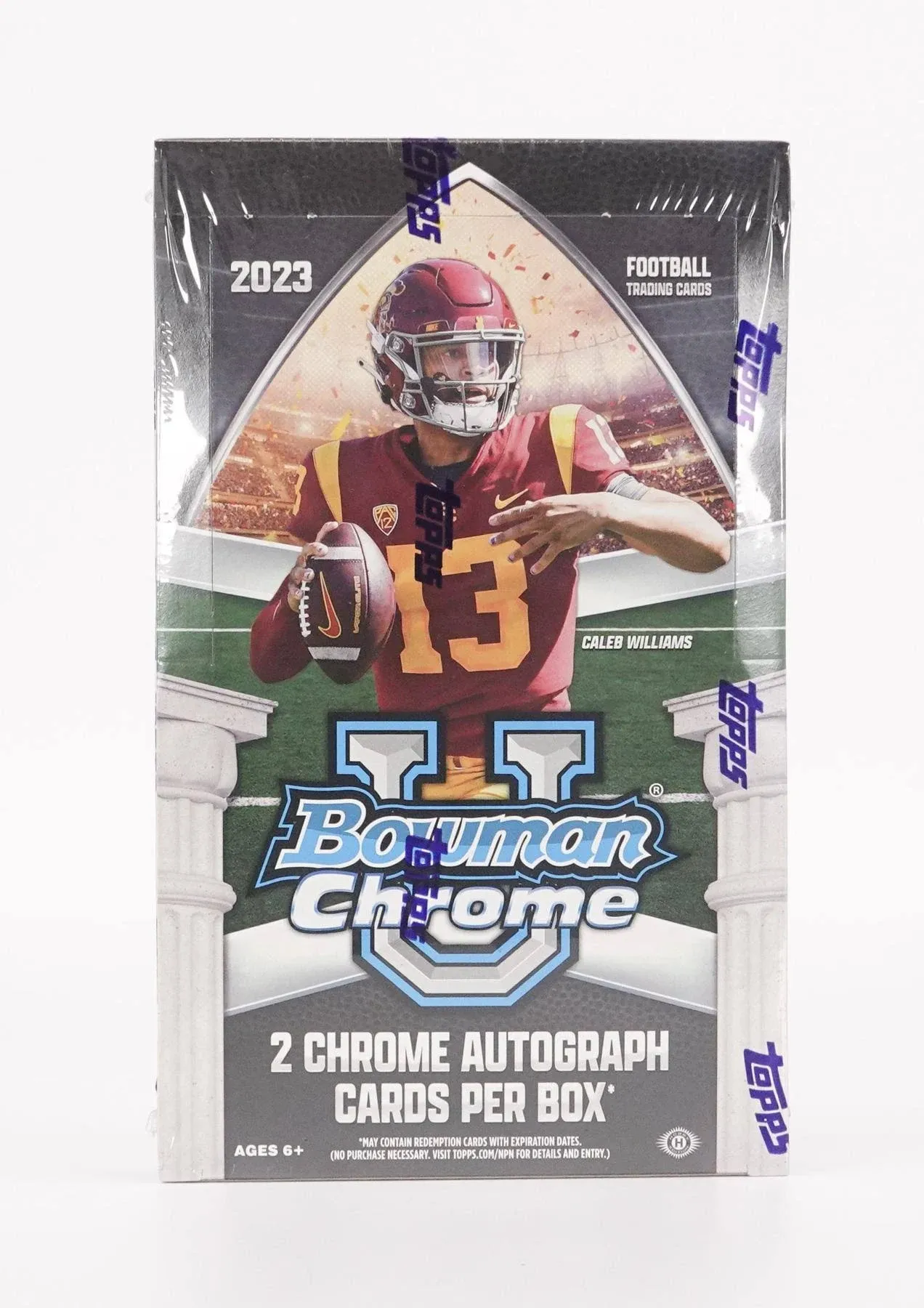 2023 Bowman Chrome University Football Hobby Box