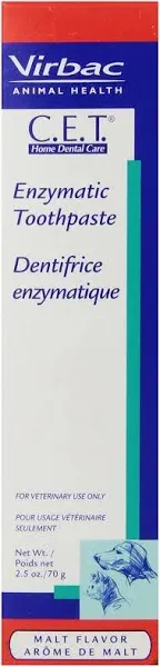 CET Enzymatic Toothpaste for Dogs: Malt, Poultry, and Vanilla Mint Flavors - Ultimate Oral Care for Happy and Healthy Fur Babies