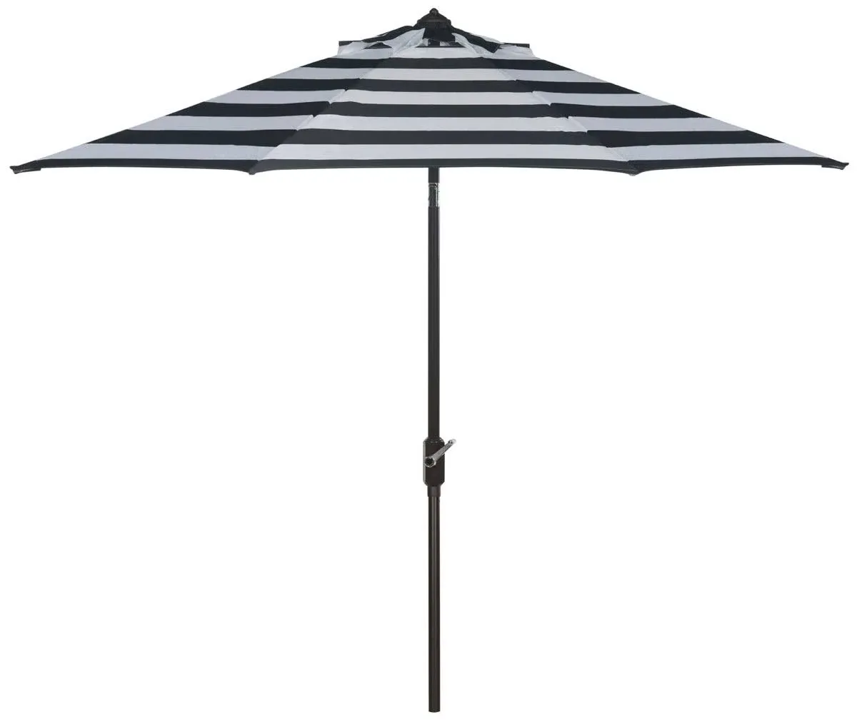 Safavieh Iris Fashion Line 9ft Umbrella - Black/White