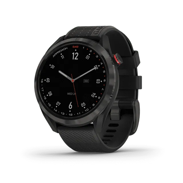 Garmin Approach S42 GPS Golf Watch Gunmetal/Black