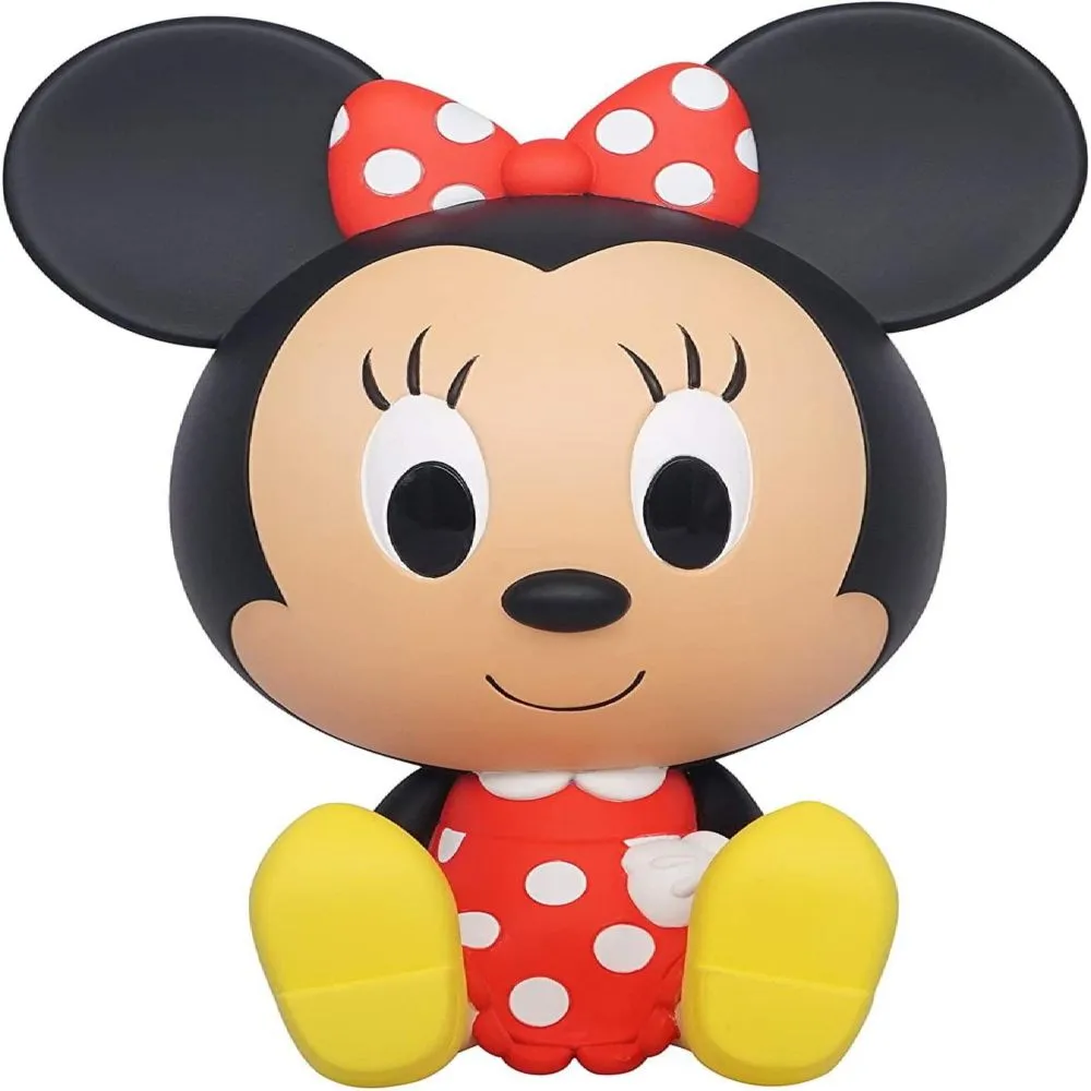 Minnie Mouse Sitting 8 Inch PVC Figural Bank Black