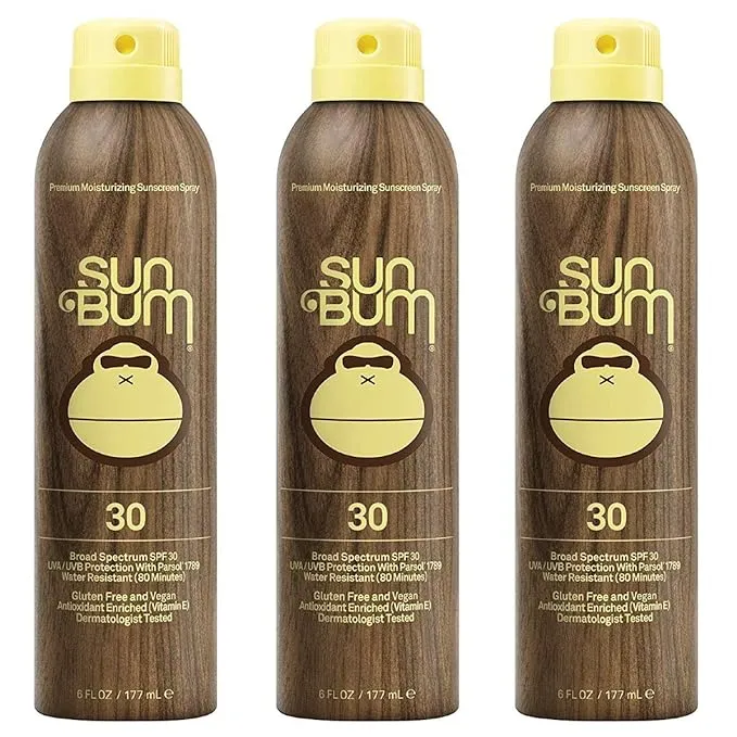 Sun Bum Sun Bum Original Spf 30 and 50 Sunscreen Spray Vegan and Reef Friendly (octinoxate & Oxybenzone Free) Broad Spectrum Moisturizing Uva/uvb Sunscreen With Vitamin E 2 Pack