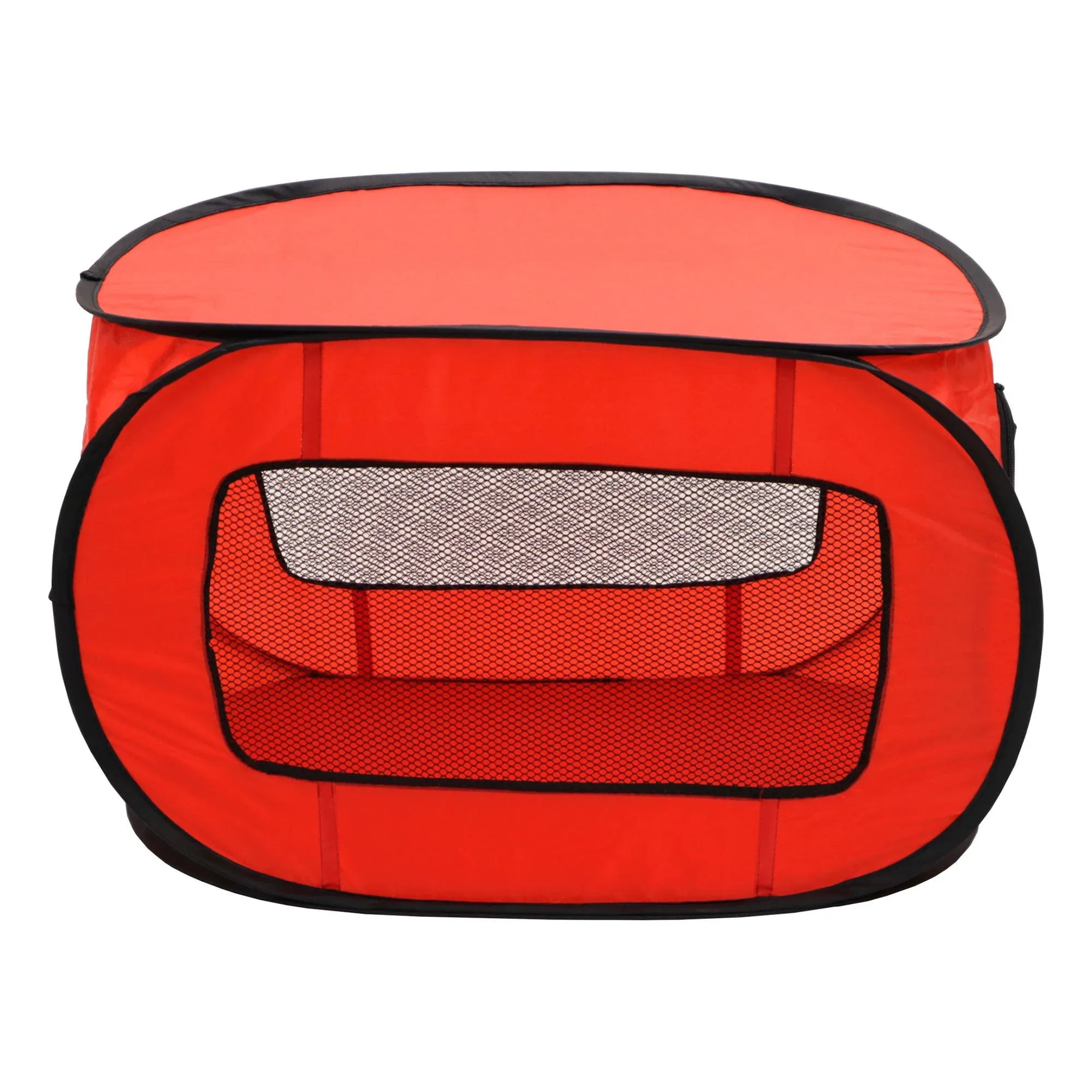 Portable Pop Up Dog Crate- Small, Red