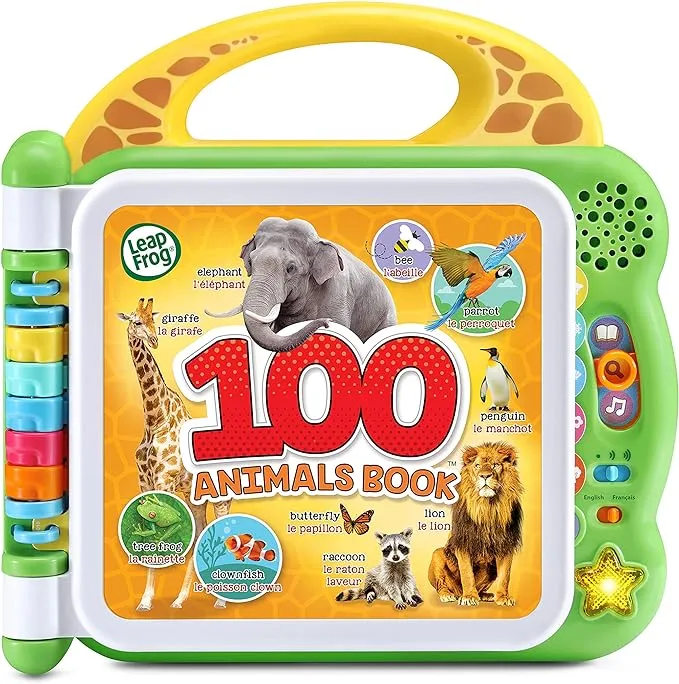 Leapfrog 100 Animals Book, Green