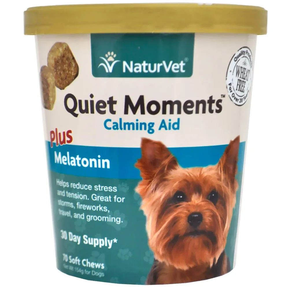 NaturVet Quiet Moments Calming Aid Soft Chews