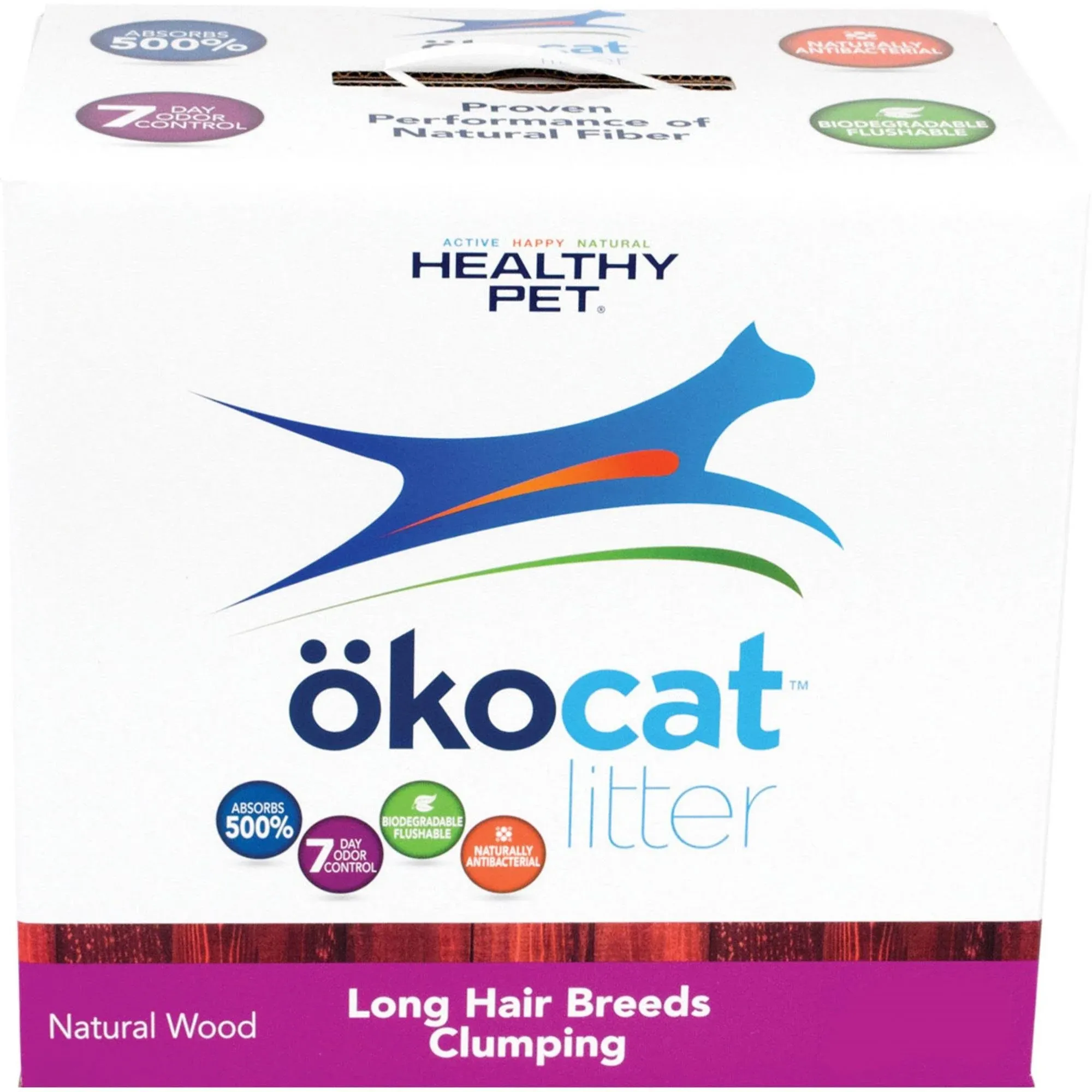 Okocat Natural Wood Cat Litter Long Hair Breeds