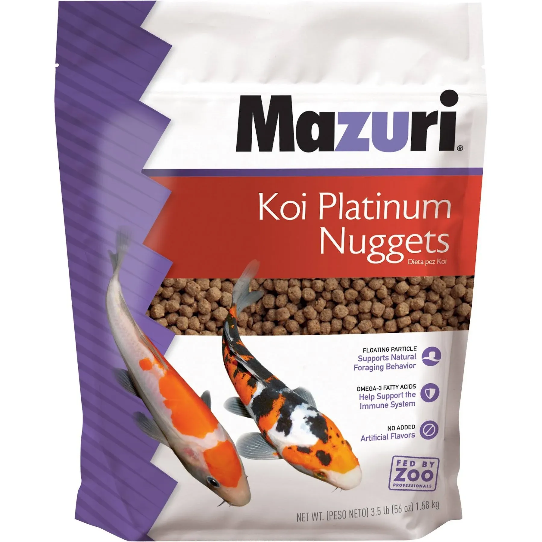 Mazuri Koi Platinum Nuggets Fish Food