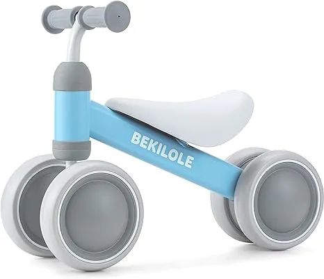 BEKILOLE Balance Bike for 1 Year Old Girl Gifts Pre-School First Bike and 1st Birthday Gifts - Train Your Baby from Standing to Running | Toys for 1 Year Old