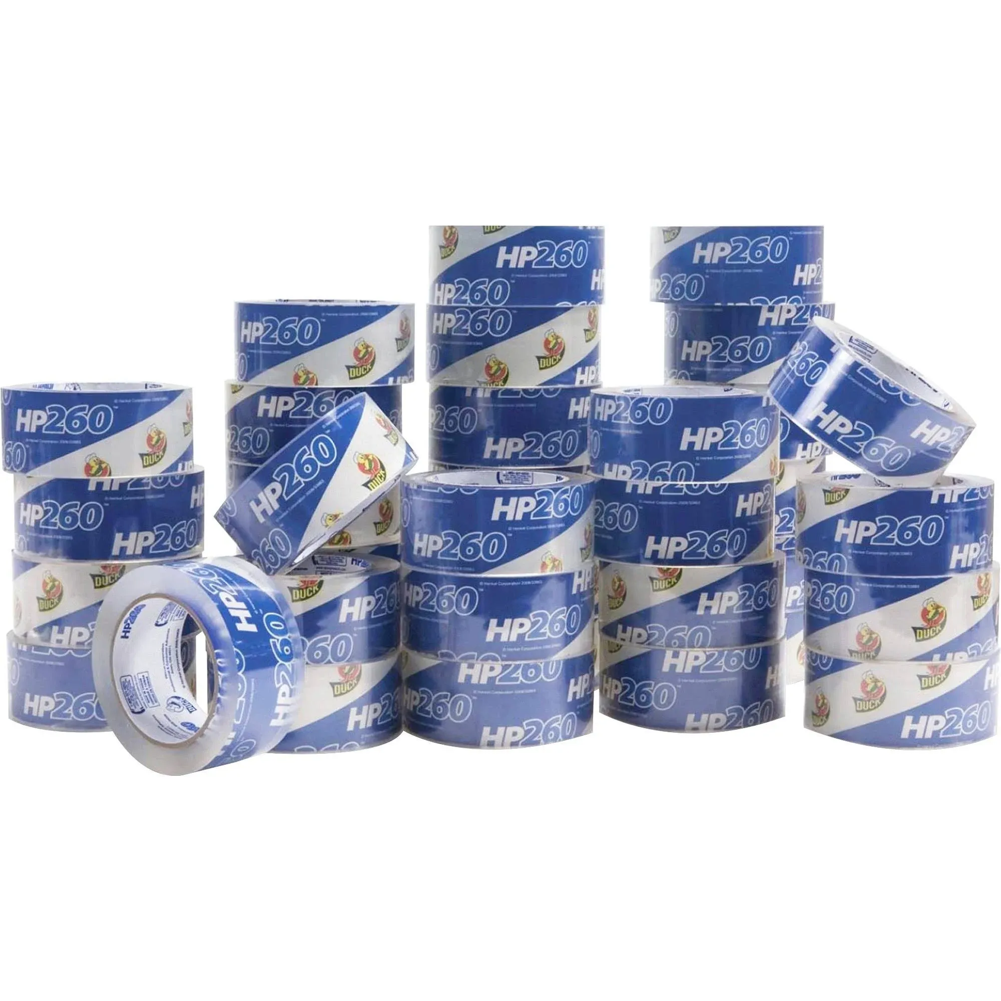 Duck 1288647 HP260 Packing Tape, 1.88-Inch x 60yds, 3-Inch Core, Clear, 36/Pack