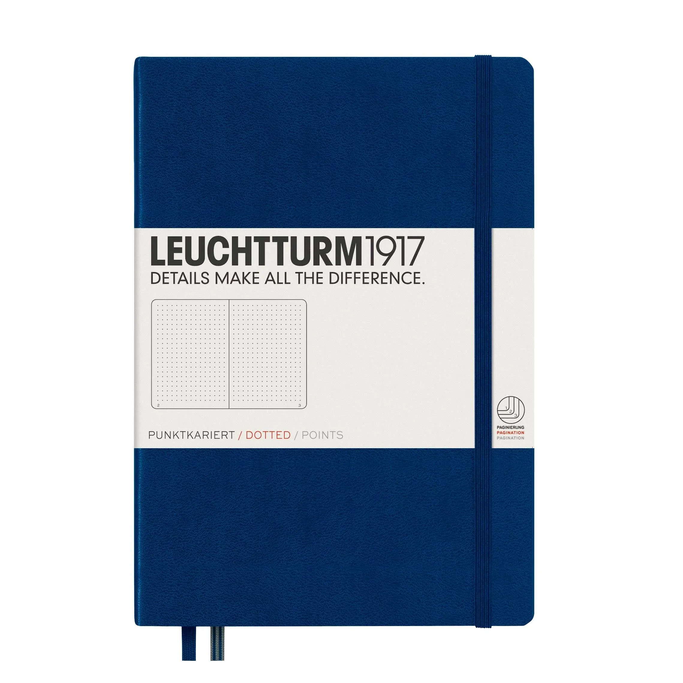 LEUCHTTURM1917 - Notebook Hardcover Medium A5-251 Numbered Pages for Writing ...