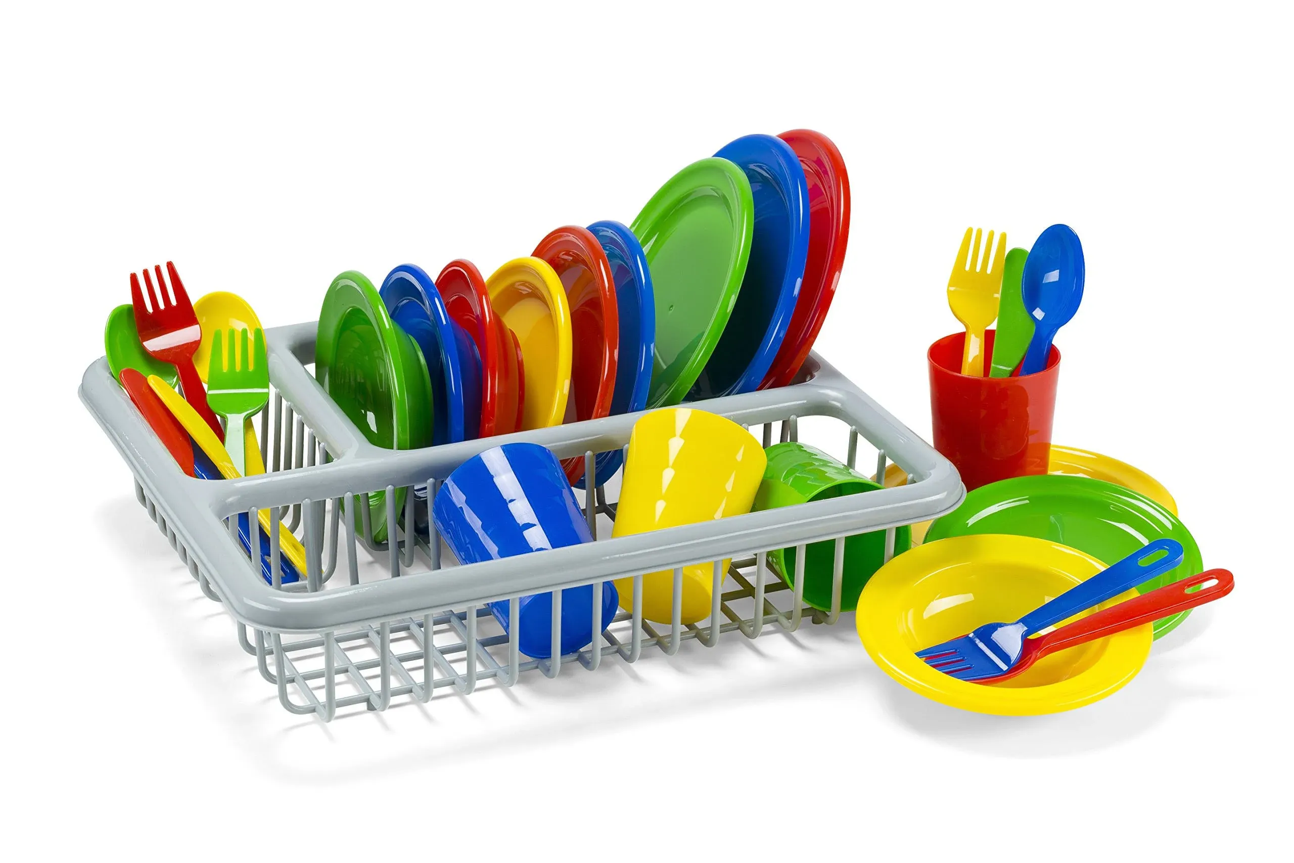 Kidzlane Kids and Toddler Dishes | Kids Play Kitchen Accessories Set | BPA Free