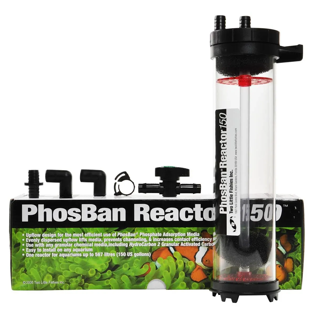 Two Little Fishies PhosBan Reactor 150 Versatile Media Reactor for Aquariums