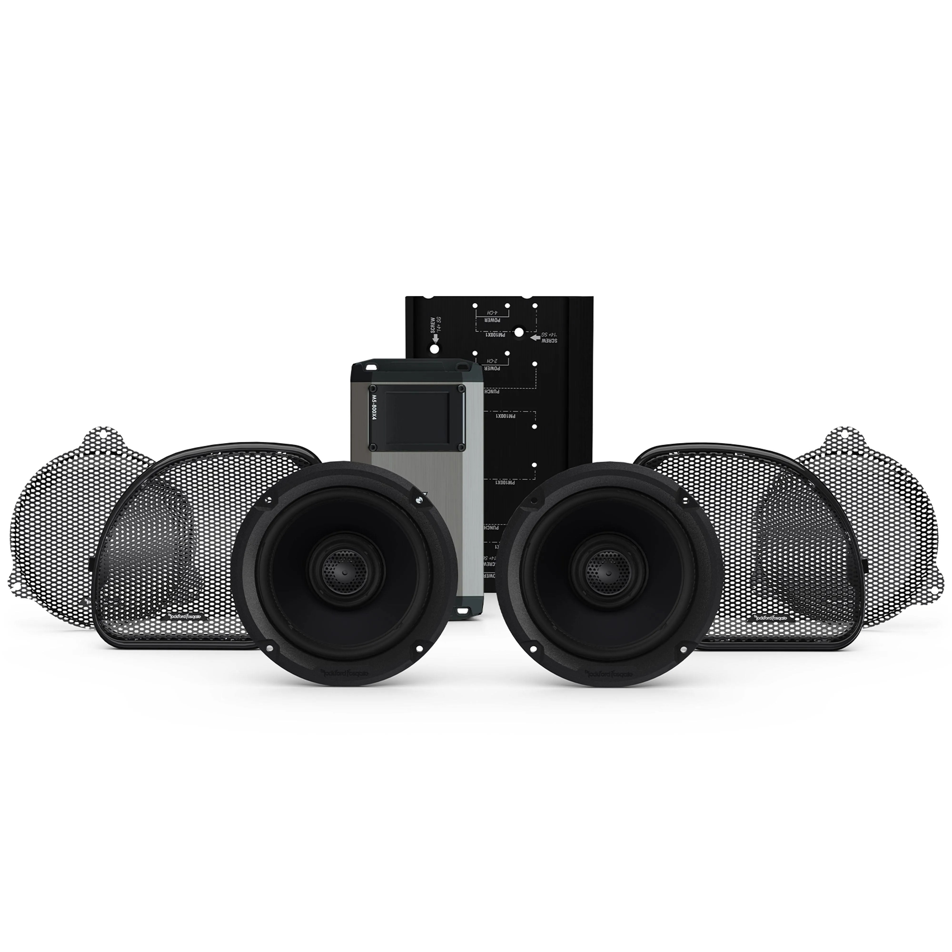 Rockford Fosgate HD14-STG2 - 2014+ Harley-Davidson Stage-2 Kit