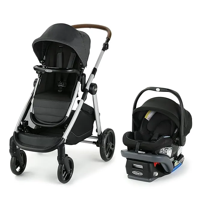 Graco Modes Nest2Grow DLX Travel System, Riordan - A Versatile Convertible Stroller & Car Seat Combo