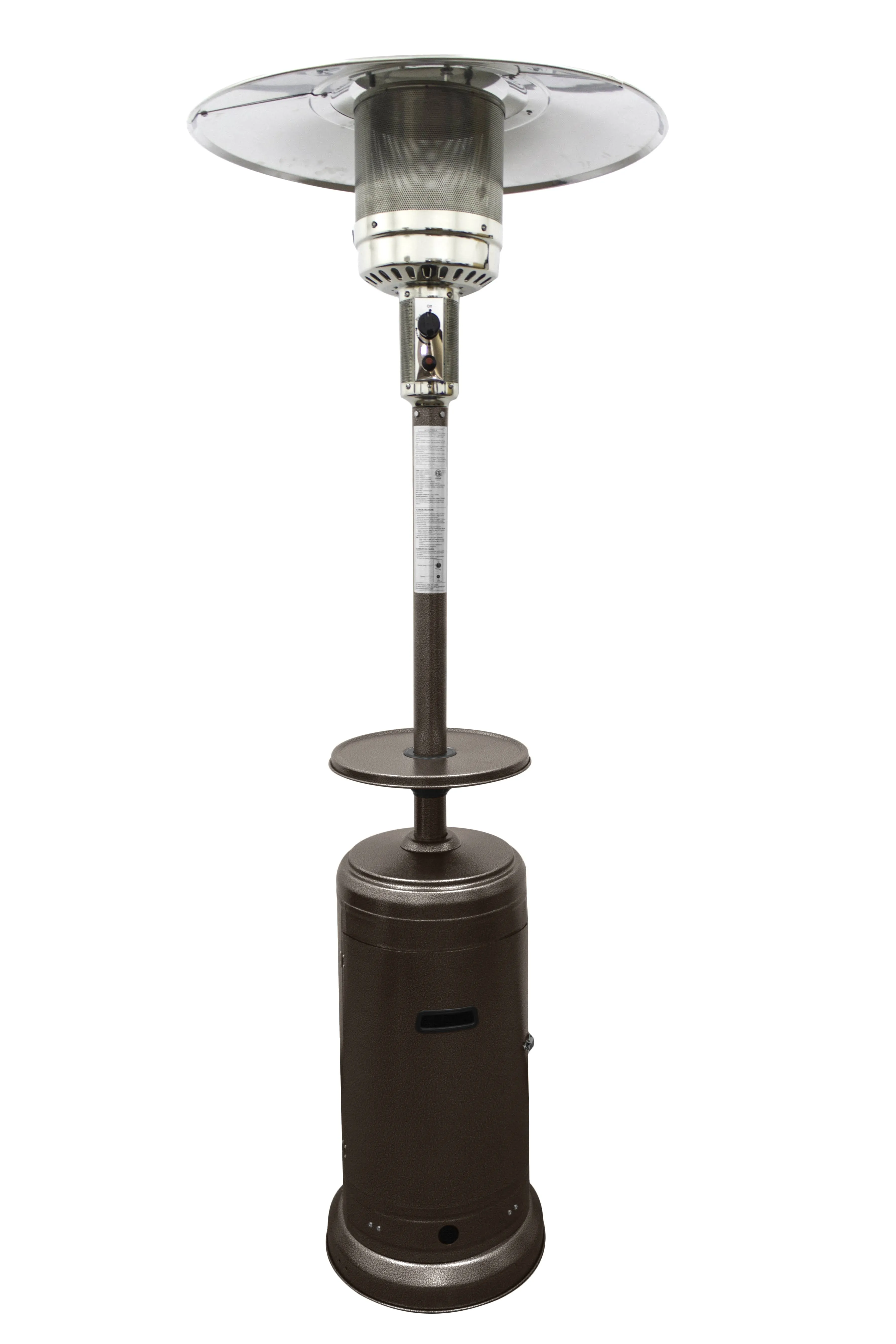 Hiland AZ 48,000 BTU Outdoor Patio Heater, Hammered Bronze