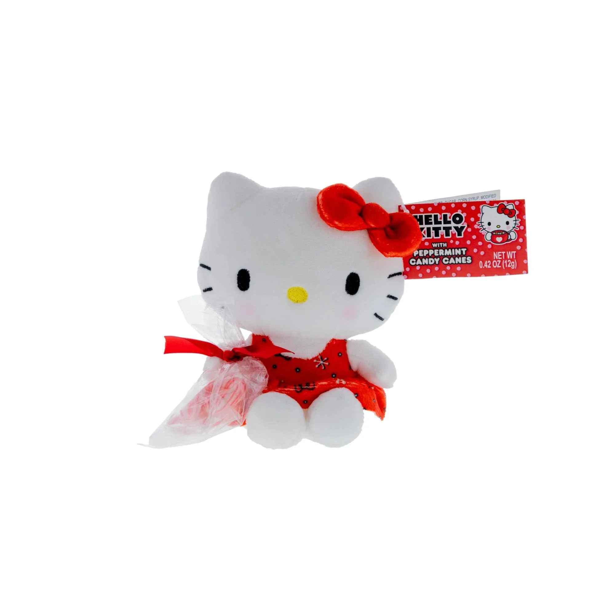 Hello Kitty Plush with Candy Cane