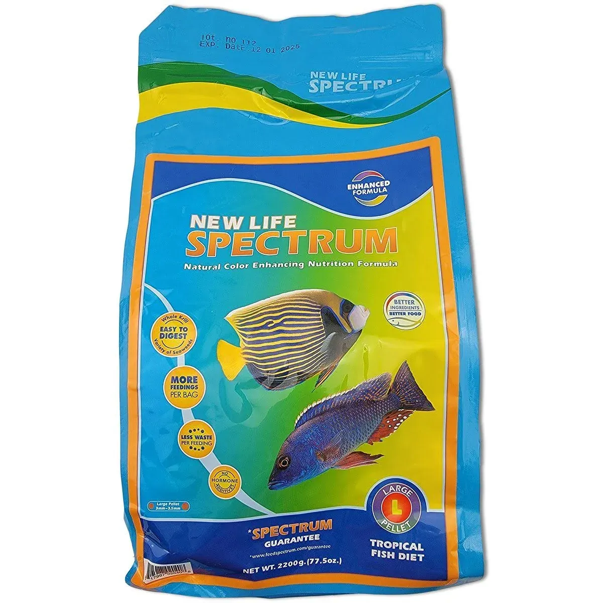 New Life Spectrum Naturox Series - Large Sinking Pellet (3mm-3.5mm) 2200g