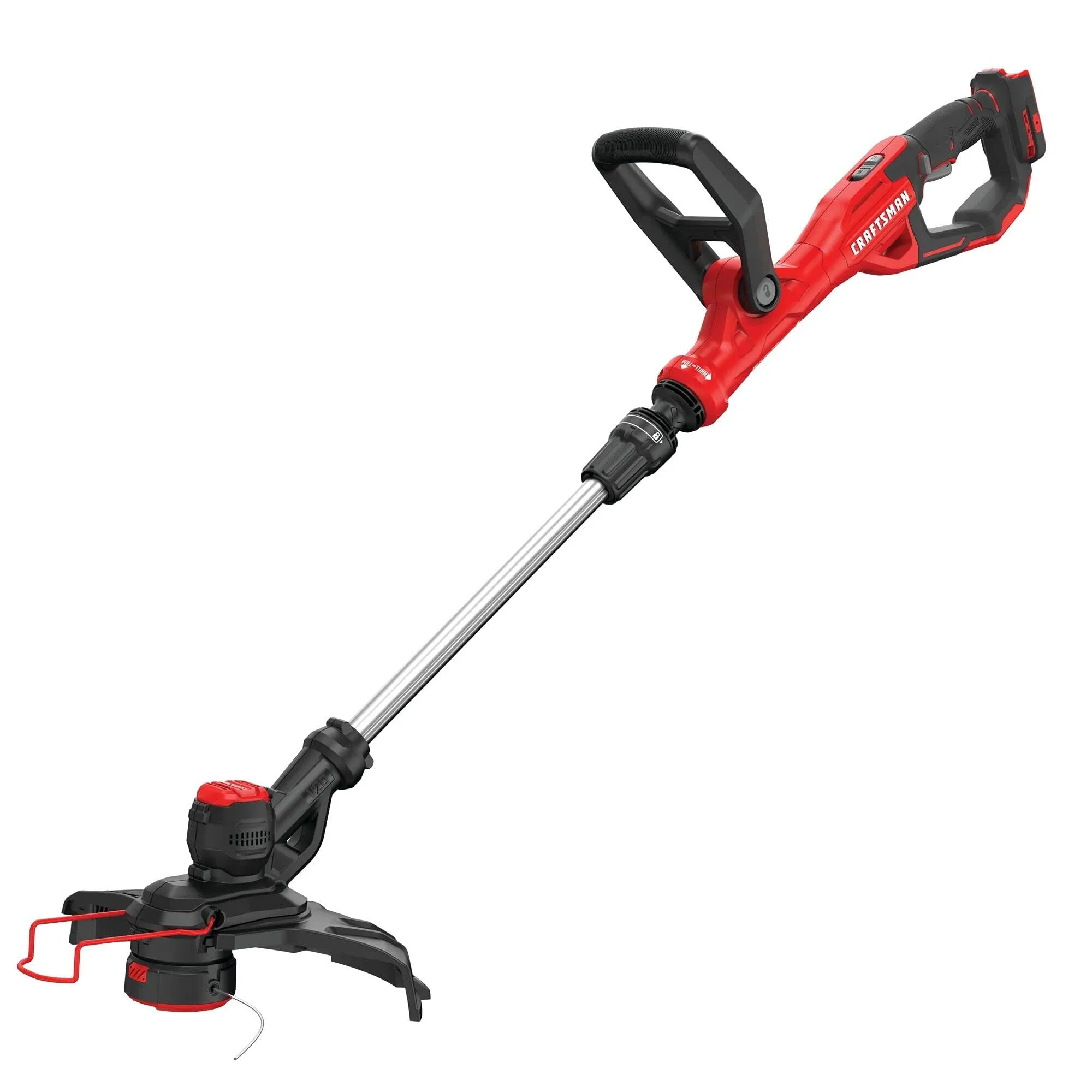 Craftsman V20 Weedwacker Cordless String Trimmer Edger with Automatic Feed, 13 inch, Bare Tool Only (CMCST900B)