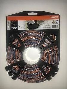 STIHL 9304303 Carbon Trimmer Line 2.4 mm x 70 m Cross-Shaped CF3 Pro