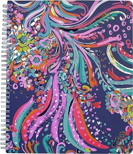 Lilly Pulitzer Women's Large College Ruled Notebook with 160 pages (Beach Loot)