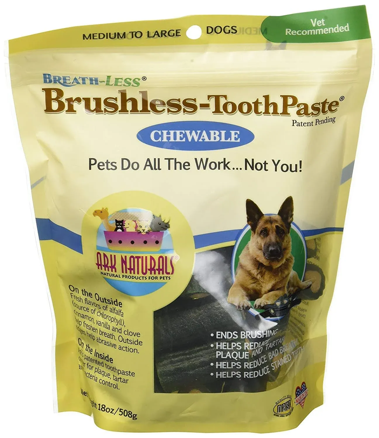 Ark Naturals Brushless Toothpaste - Medium - 18.0 oz