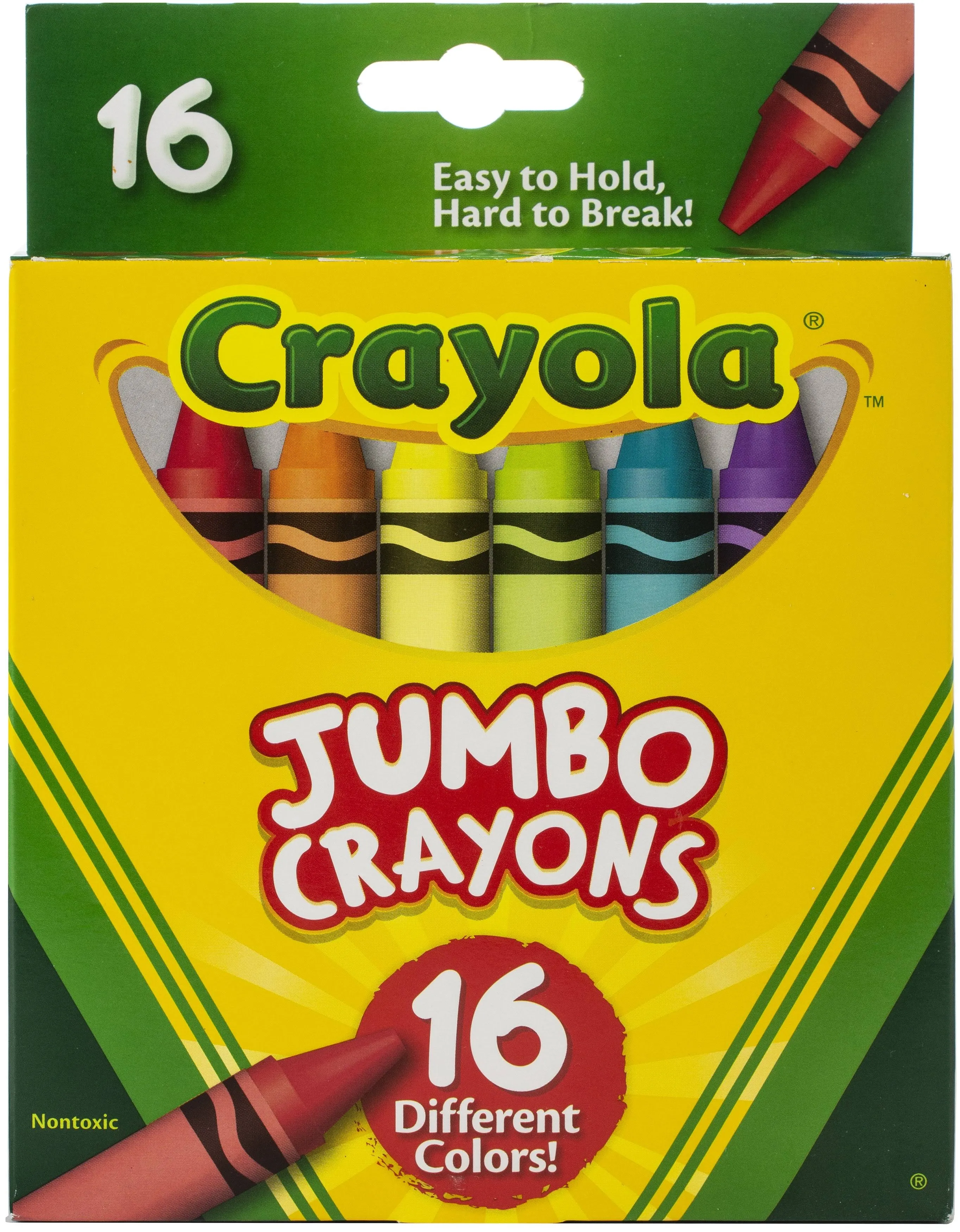 Crayola Jumbo Crayons - Assorted - 16 /