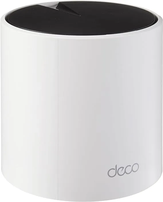 TP-Link Dual Band WiFi 6 AX3000 Whole Home Mesh System (Deco X55 Pro) | 4-Stream, Covers up to 6500 Sq.Ft. | 2× 2.5G WAN/LAN Ports Wired Ethernet Backhaul | AI-Driven Mesh, HomeShield (1-Pack)