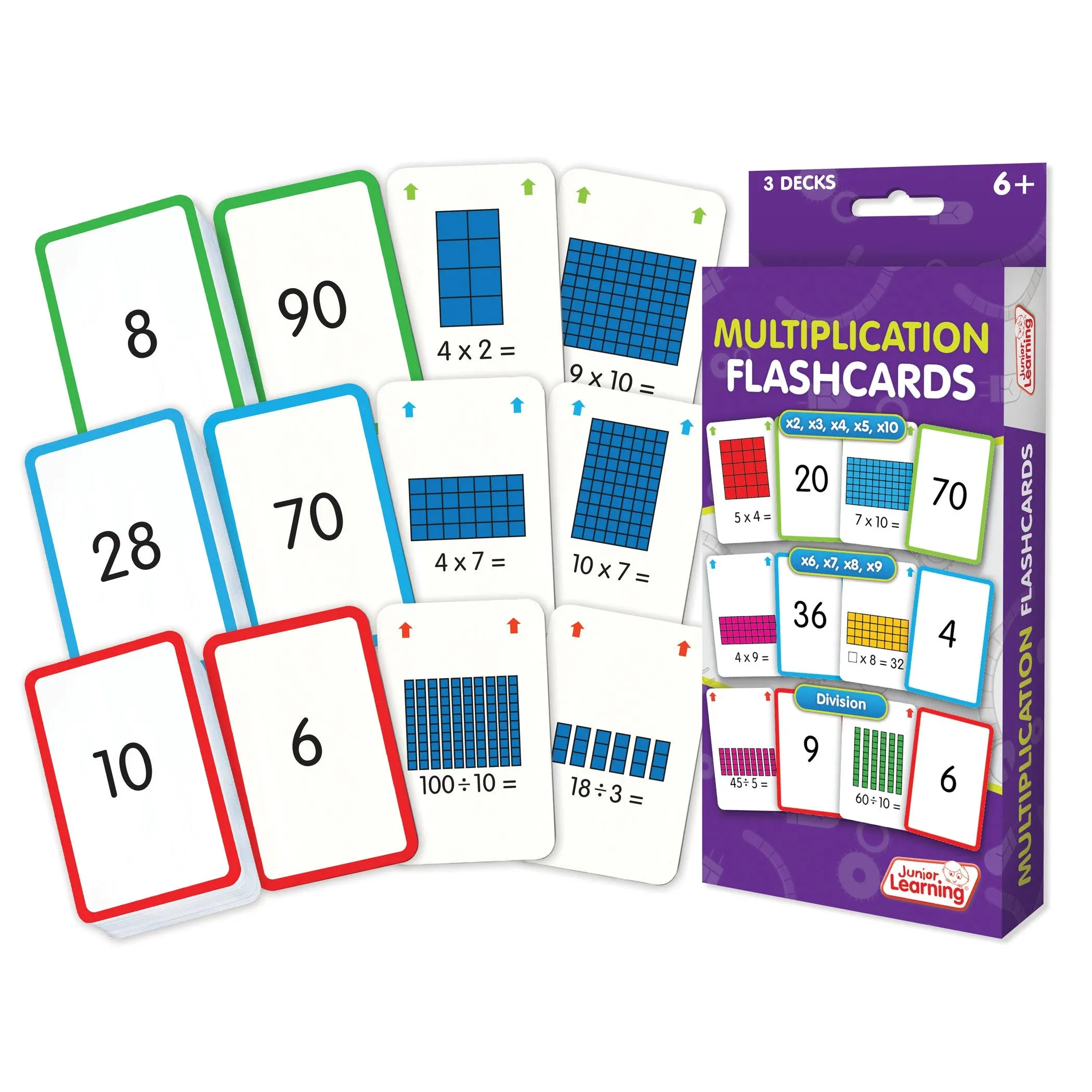 Junior Learning Math Flashcards - Multiplication