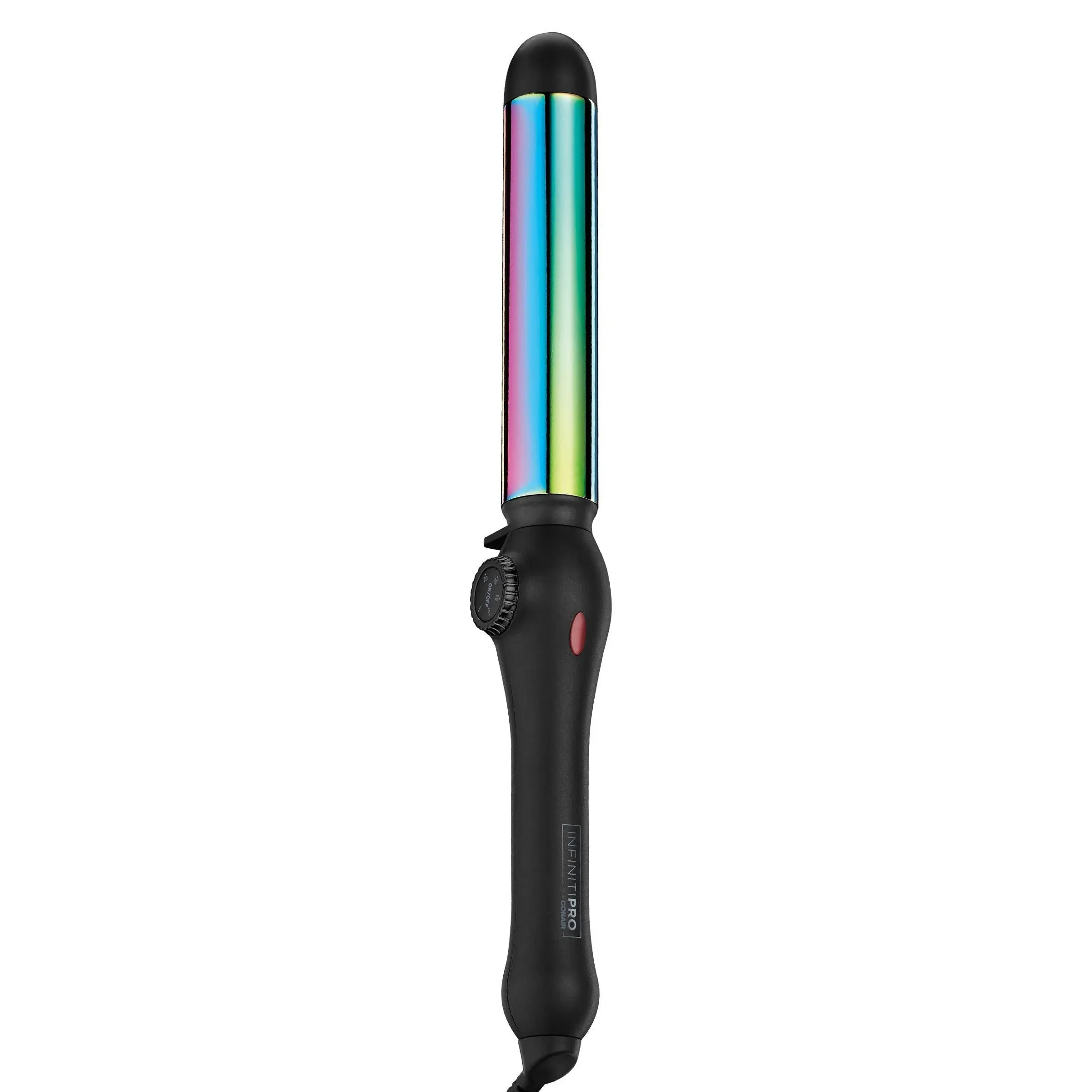 Infinitipro by Conair Rainbow Titanium Curling Wand 1.25'', Rainbow Finish