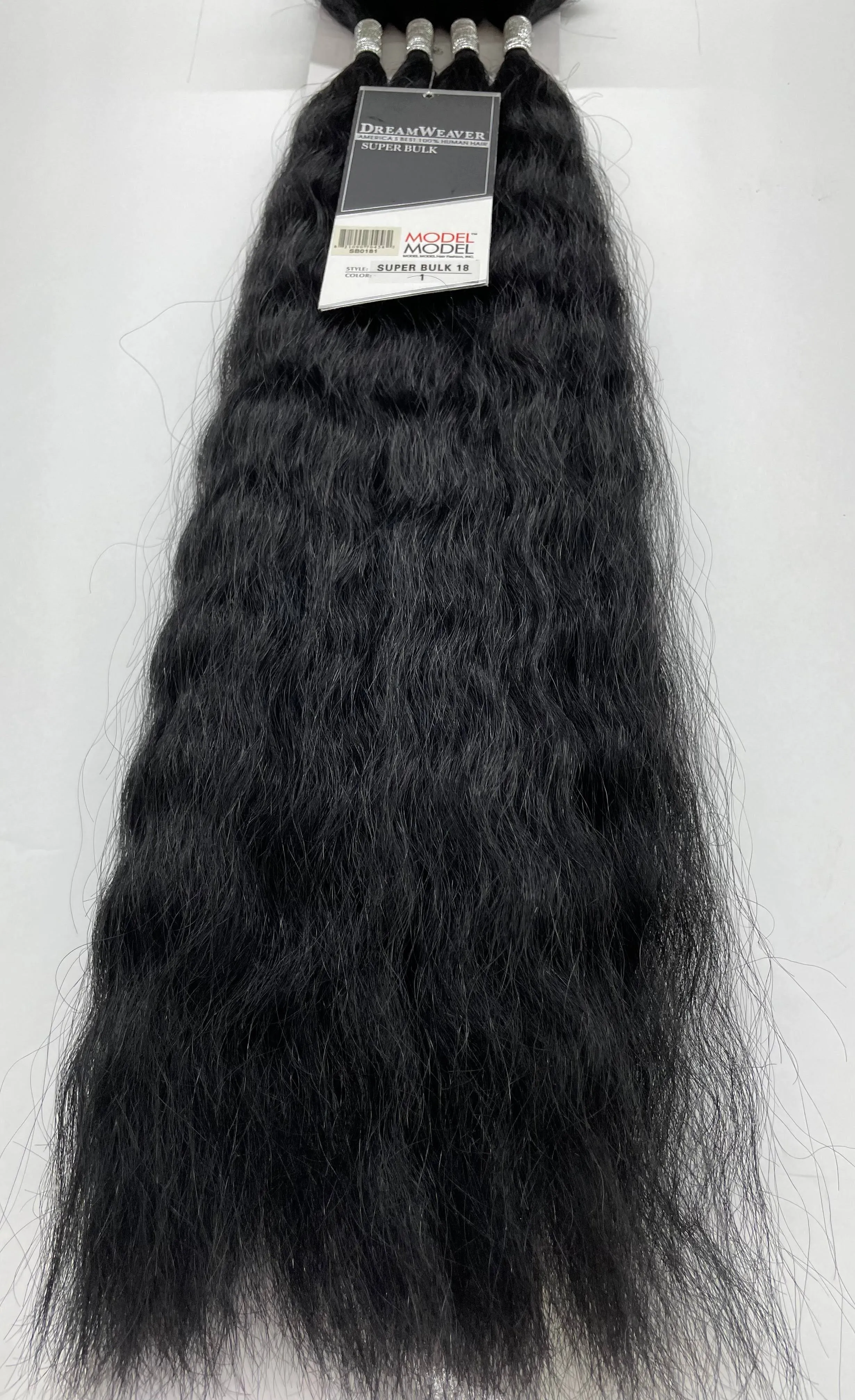 Model Model Dreamweaver Bulk 100% Human Hair Weaving - Super Bulk (18", 1)