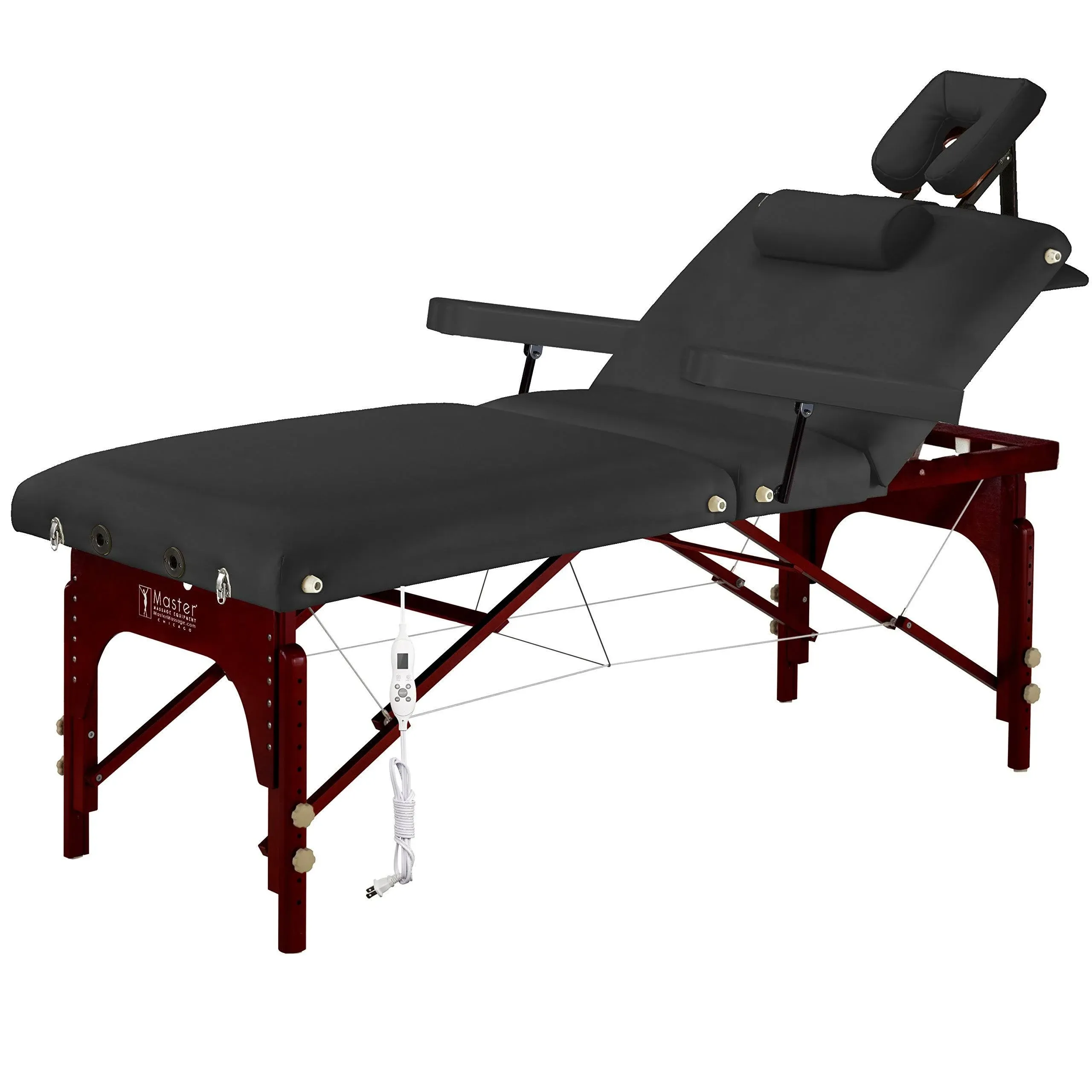 Master Massage 31" Montclair Salon Therma Top Package Massage Table,Black