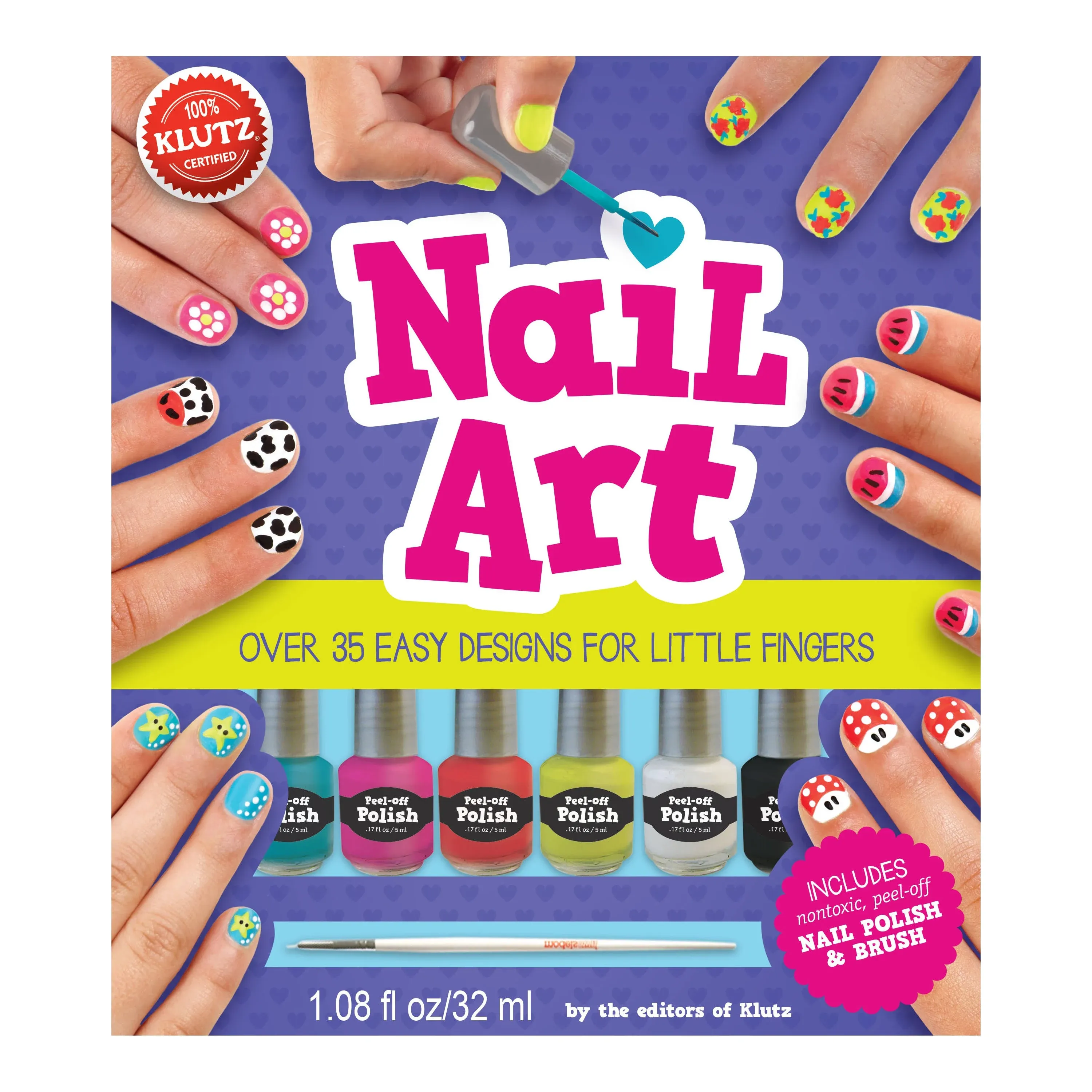 Klutz K580264 Nail Art Book Kit