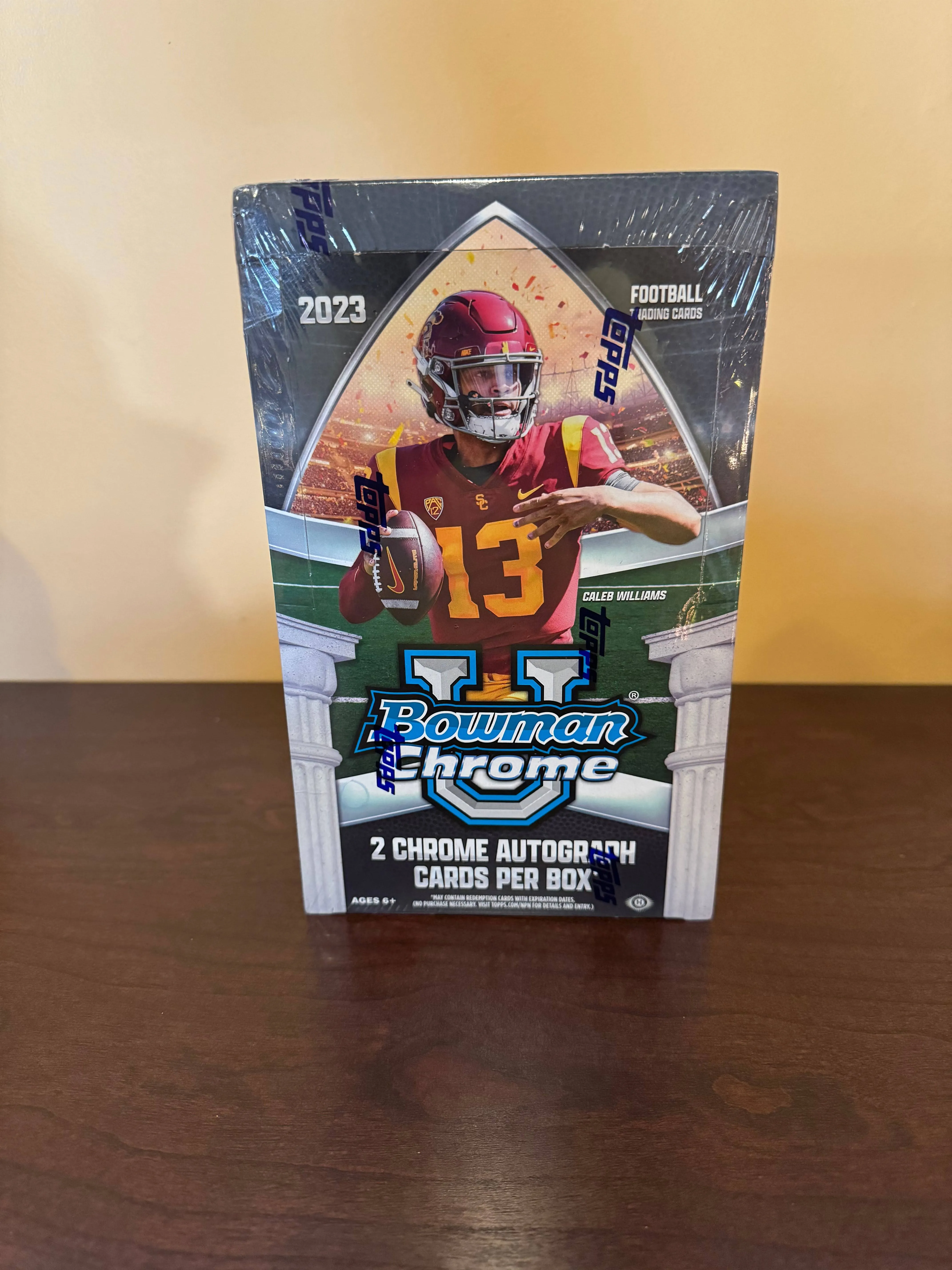 Bowman Chrome University Football Hobby Box