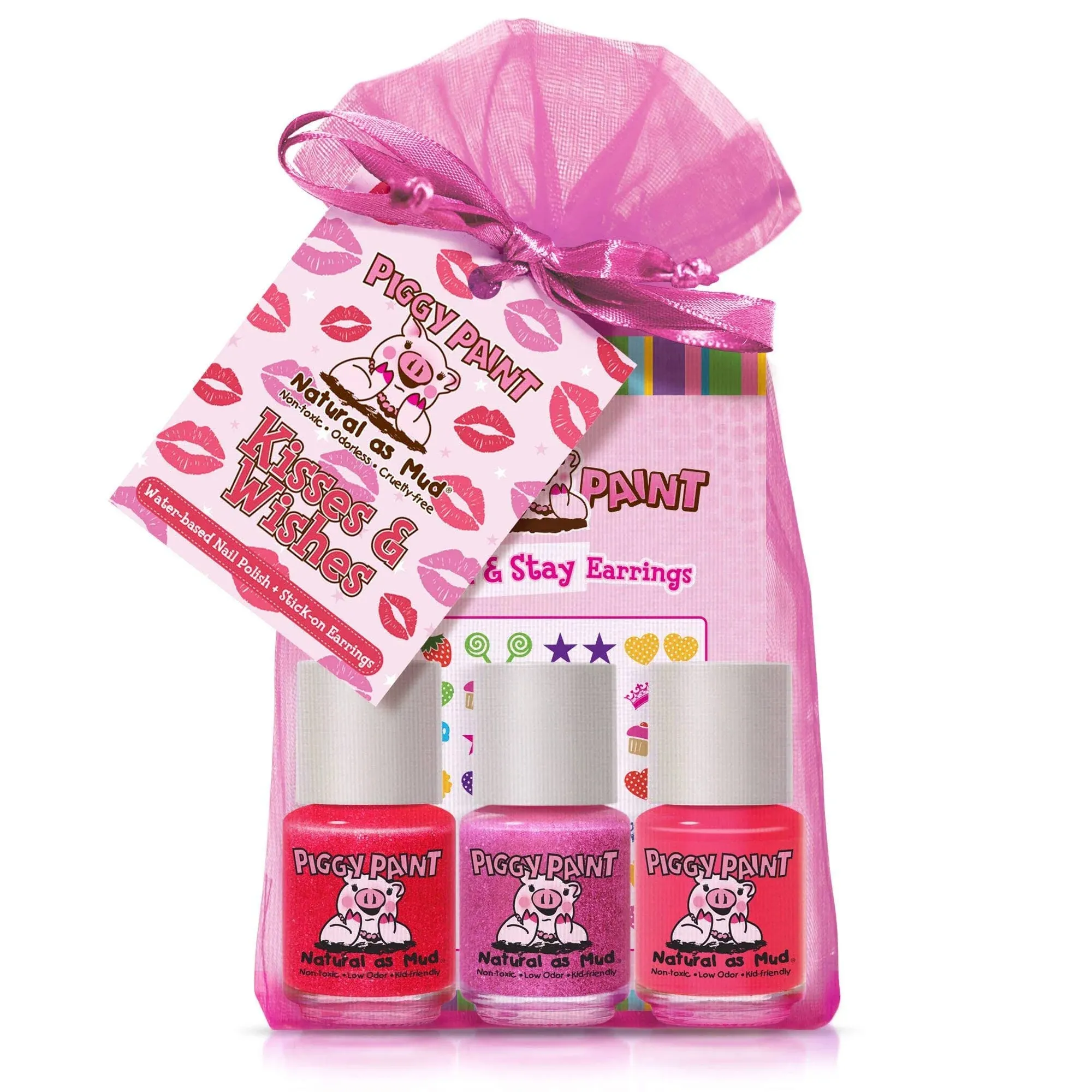 Piggy Paint Kisses + Wishes Nail Polish Gift Set