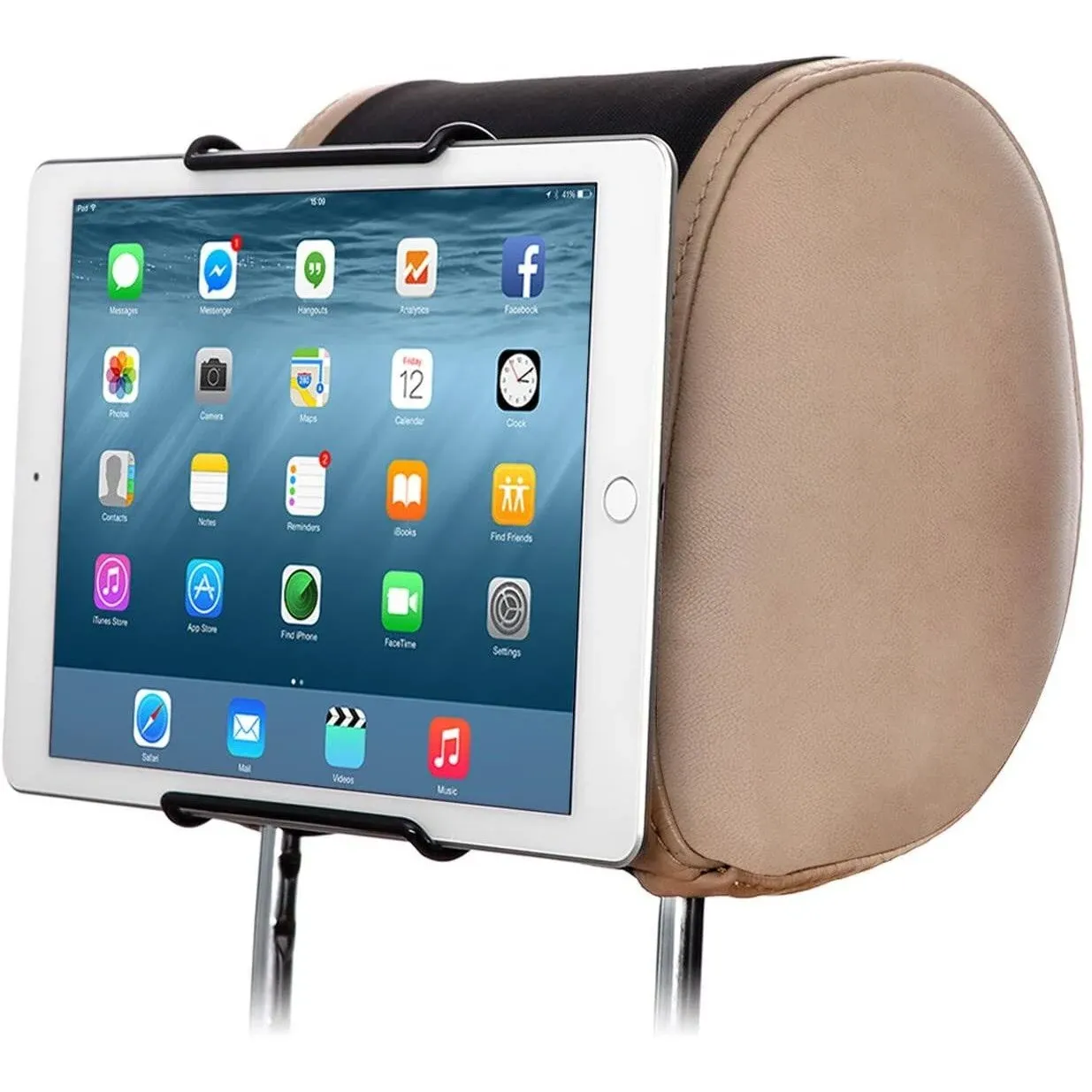 Universal Car Headrest Mount ,Car Back Seat Holder for Tablets iPad 7-11 inch