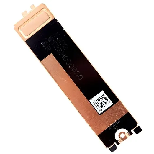 Deal4GO Slot 2 SSD 2 M.2 2280 SSD Heatsink Cover w/ Thermal Pad 4TW9C 04TW9C 3JJDG Replacement for Dell XPS 15 9500 Latitude 15 5500, Gold